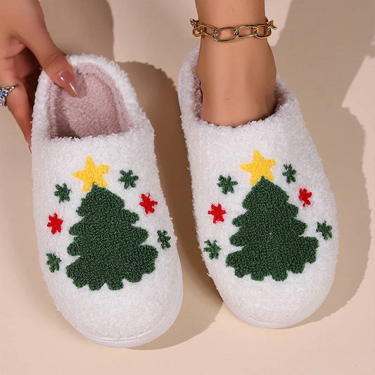 Plus Size Christmas Elements Slippers - A - EU42-43(US8.5-9) - image 0