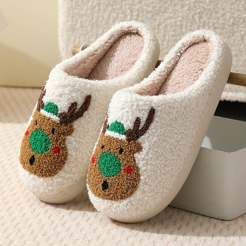 Plus Size Christmas Elements Slippers - D - EU42-43(US8.5-9) - image 3