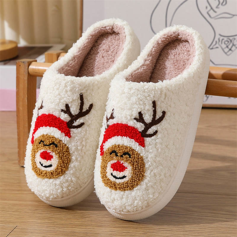 Plus Size Christmas Elements Slippers - F - EU42-43(US8.5-9) - image 5