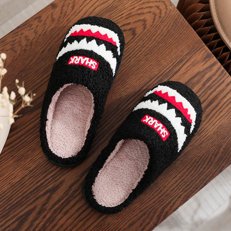 Plus Size Animal Pattern Slippers - Shark - EU 44-45(US 10-11) - image 3
