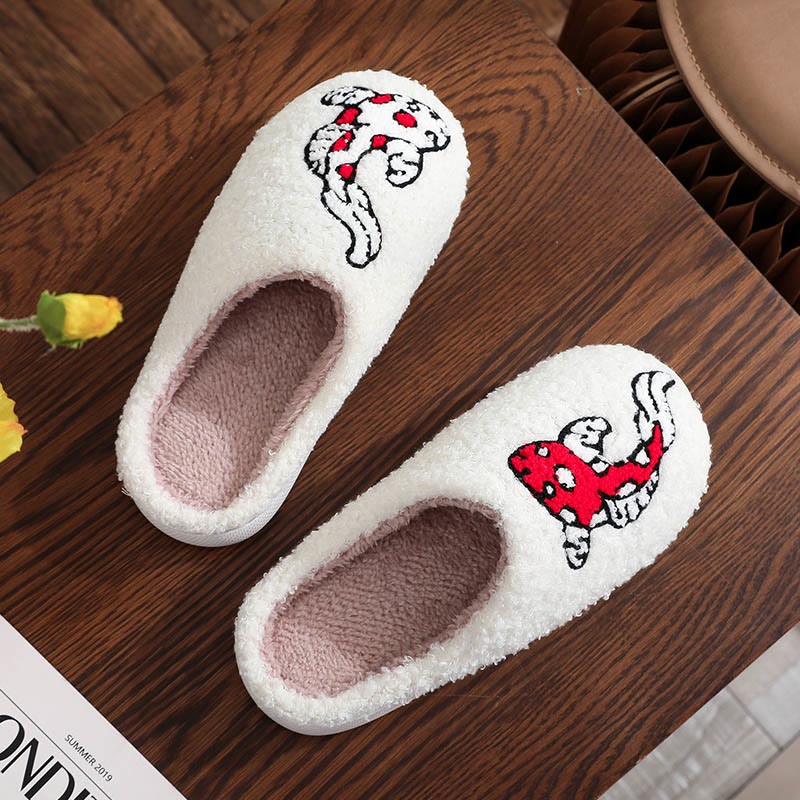 Plus Size Animal Pattern Slippers - Koi - EU 44-45(US 10-11) - image 4