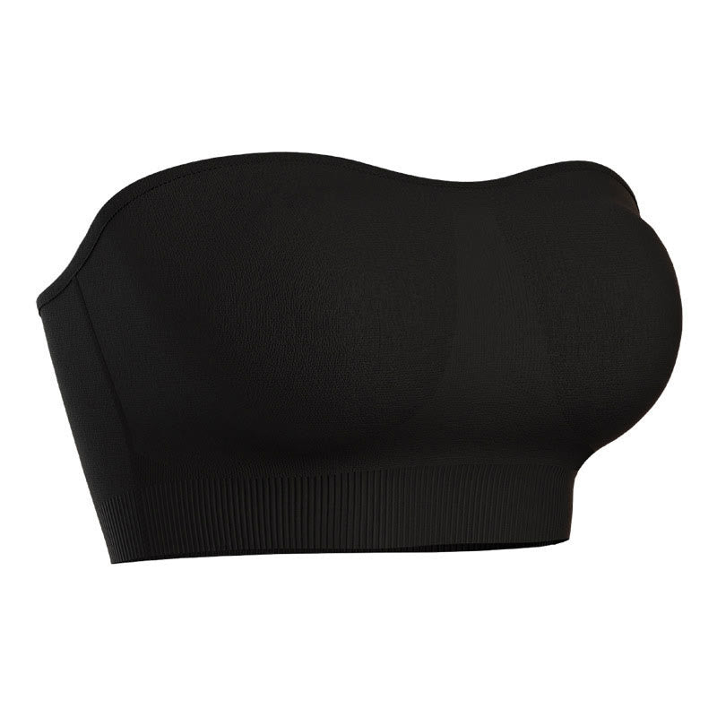 Strapless Comfort Wireless Bras(2 Packs) - Black - 2XL - image 7