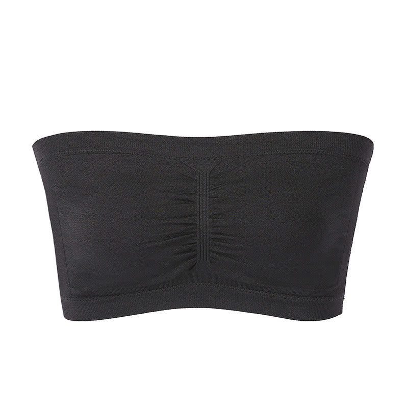 Padded Bralette Wireless Bra(3 Packs) - Black - 2XL - image 10