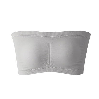 Padded Bralette Wireless Bra(3 Packs) - Grey - 2XL - image 9