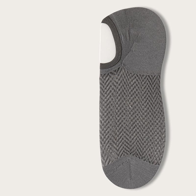 Ultra Thin No Show Socks(7 Pairs) - Dark Grey - EU40-44(US7-10) - image 15