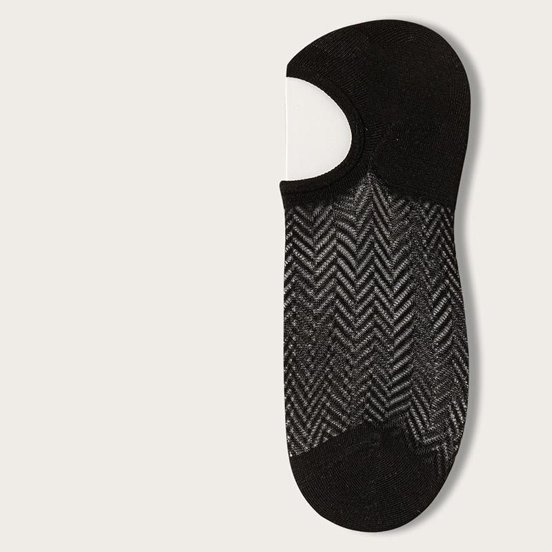 Ultra Thin No Show Socks(7 Pairs) - Black - EU40-44(US7-10) - image 16