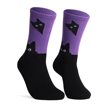 Cat Dog Quarter Socks(4 Pairs) - image 1