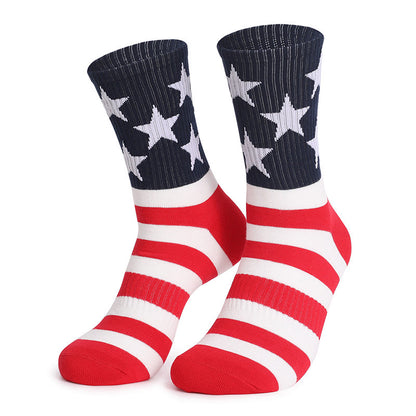 American Flag Elements Quarter Socks(4 Pairs) - image 1