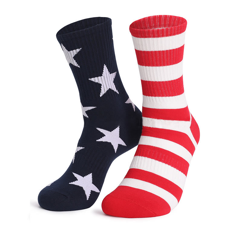 American Flag Elements Quarter Socks(4 Pairs) - image 2