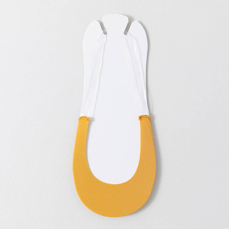 Garter No Show Socks(8 Pairs) - Yellow - EU36-38(US3-5) - image 11