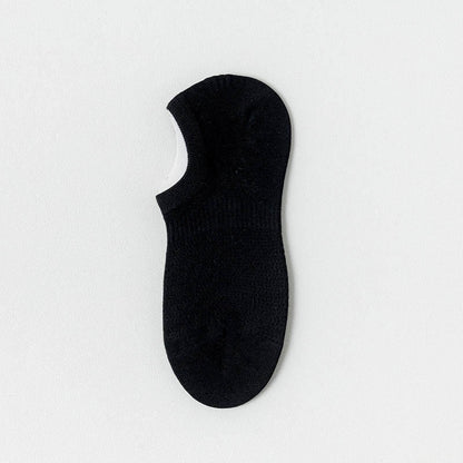 Summer Mesh No Show Socks(5 Pairs) - Black - EU38-44(US5-10) - image 9
