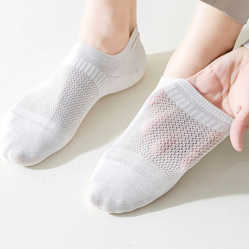 Summer Mesh No Show Socks(5 Pairs) - image 2