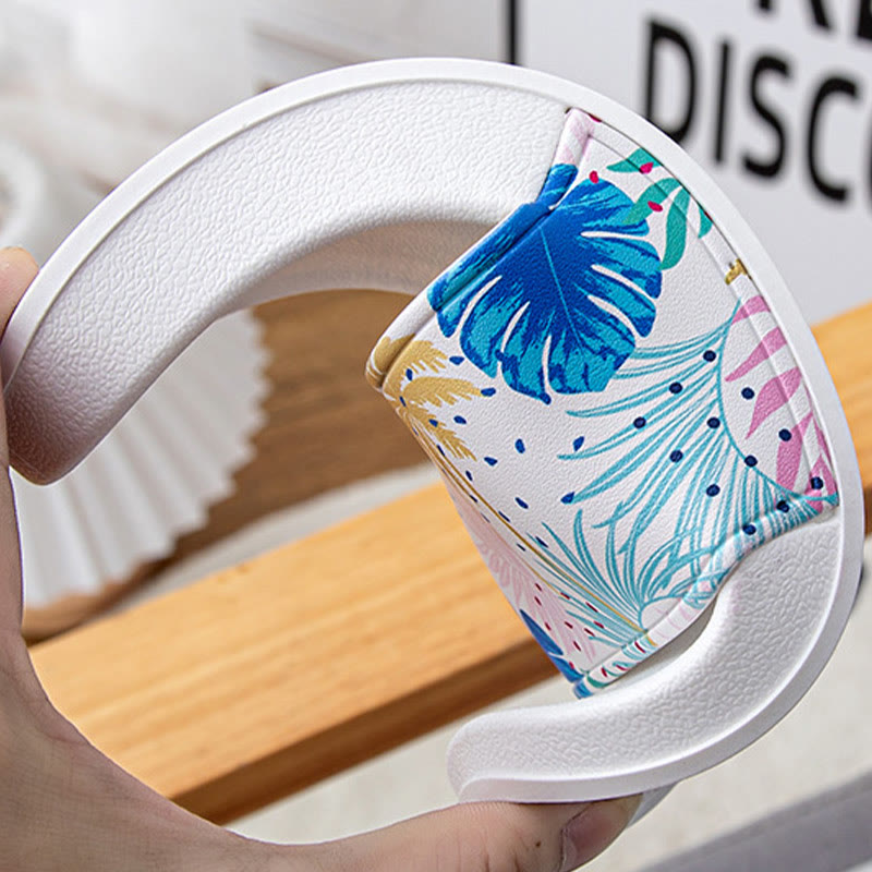 Plus Size Leaves Slides(2 Pairs) - image 1