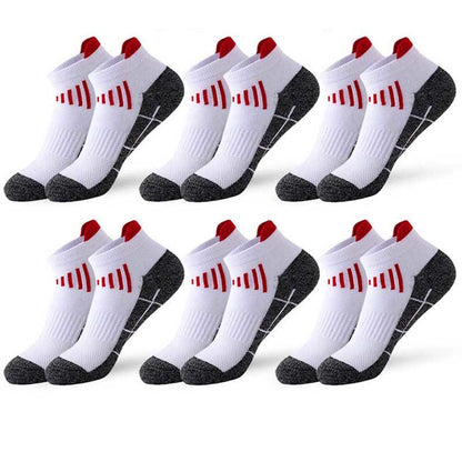 Plus Size Comfort Fit Ankle Compression Socks(6 Pairs) - Grey - EU37-45(US4-11) - image 2