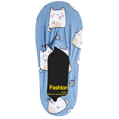 Plus Size Ice Silk No Show Socks(6 Pairs) - image 8