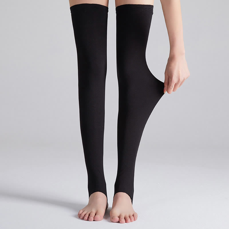 Bundle Modal Thigh High + Calf  Compression Sleeves - image 1