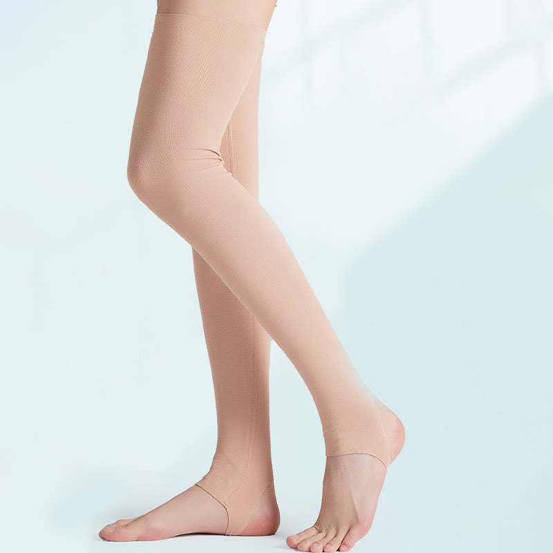 Modal Breathable Thigh High Compression Sleeve Socks - image 2