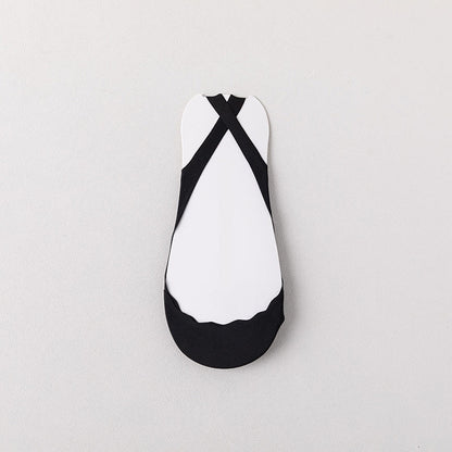 Solid Color Padded Half No Show Socks(8 Pairs) - Black - EU37-40(US4-7) - image 13