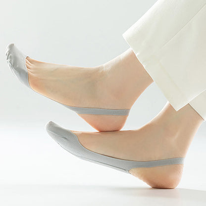 Solid Color Padded Half No Show Socks(8 Pairs) - image 4