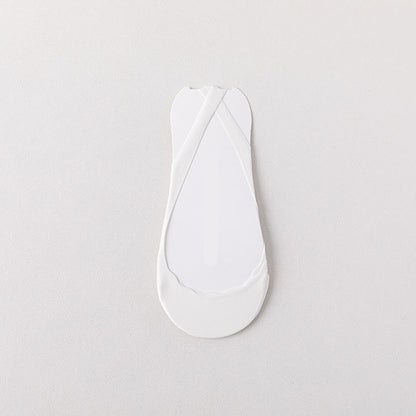 Solid Color Padded Half No Show Socks(8 Pairs) - White - EU37-40(US4-7) - image 10