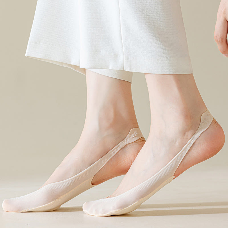 Summer Padded Half No Show Socks(6 Pairs) - image 8