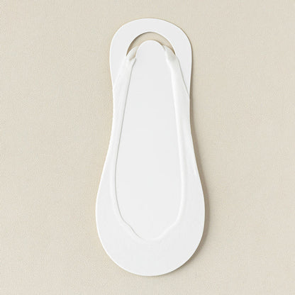 Summer Padded Half No Show Socks(6 Pairs) - White - EU37-40(US4-7) - image 12