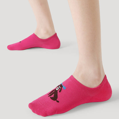 Colorful Cat Dog No Show Socks(5 Pairs) - image 7