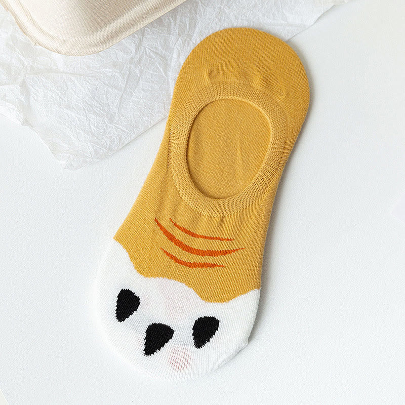 Cat Footprints No Show Socks(5 Pairs) - image 11