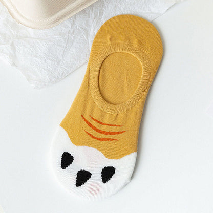 Cat Footprints No Show Socks(5 Pairs) - image 11