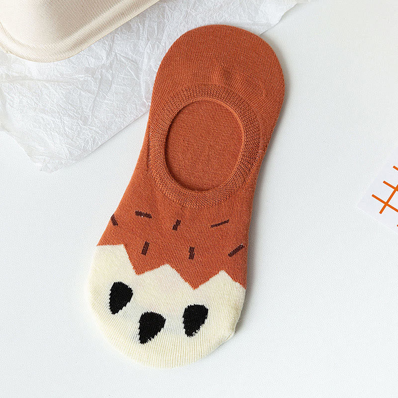 Cat Footprints No Show Socks(5 Pairs) - image 9