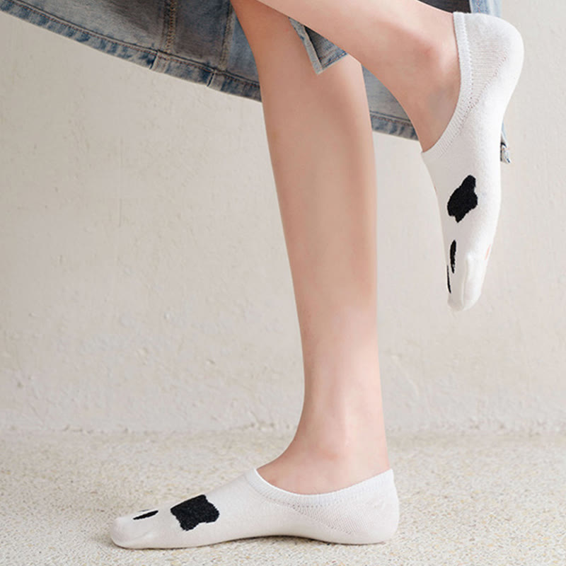 Cat Footprints No Show Socks(5 Pairs) - image 1