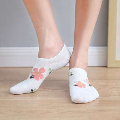 Soft Flowers No Show Socks(10 Pairs) - image 2