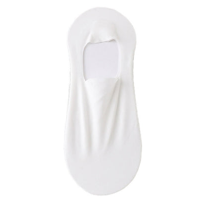 Supper Soft No Show Socks(5 Pairs) - White - EU39-46(US6-12) - image 11