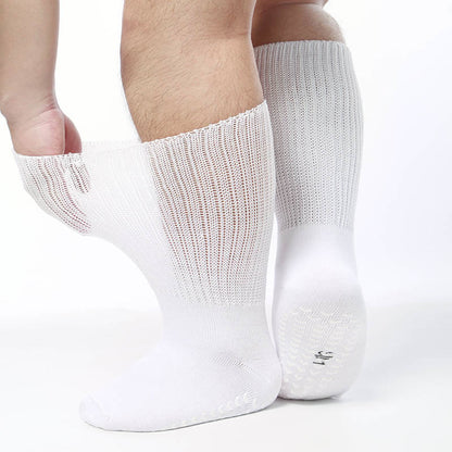 Plus Size Anti Slip Knee High Diabetic Socks(2 Pairs)