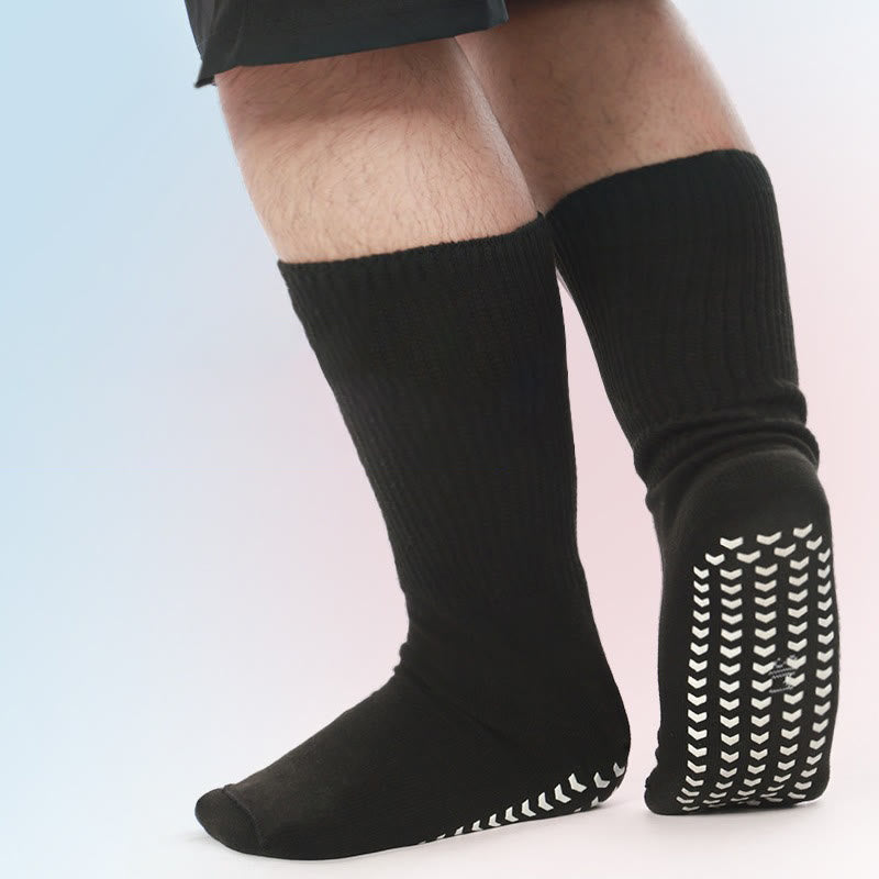 Plus Size Anti Slip Knee High Diabetic Socks(2 Pairs)