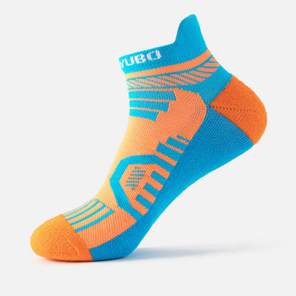 Plus Size Ethickened Bright Colors Ankle Compression Socks(5 Pairs) - Orange - EU40-45(US7-11) - image 9