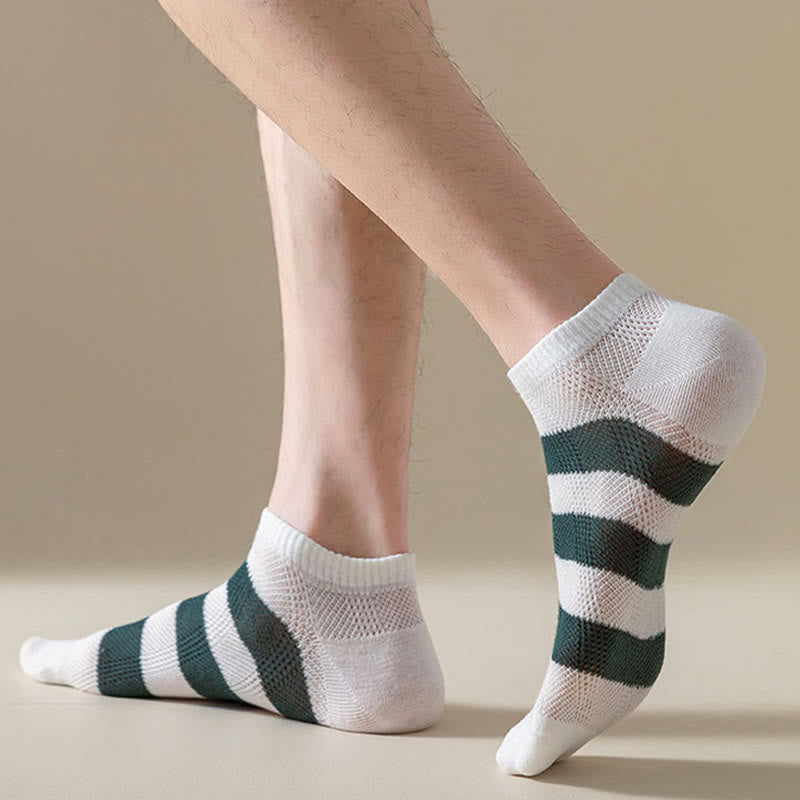 Wide Stripes Ankle Socks(10 Pairs) - image 2