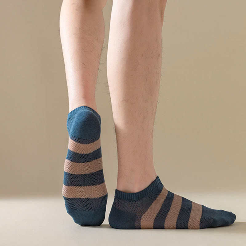 Wide Stripes Ankle Socks(10 Pairs) - image 3