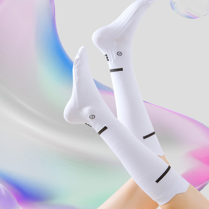 Plus Size Quick Drying Compression Socks(4 Pairs) - image 1