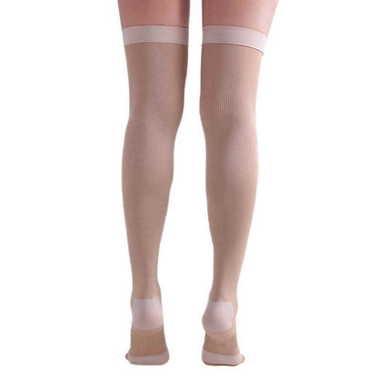 Plus Size Open Toe Thigh High Compression Socks(2 Pairs) - image 8