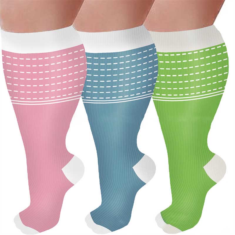 Plus Size Line Compression Socks - image 4
