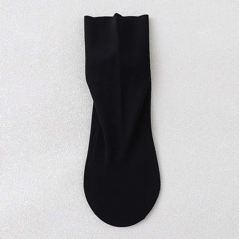 Ice Silk Quarter Socks(8 Pairs) - Black - EU37-40(US4-7) - image 11