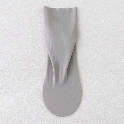Ice Silk Quarter Socks(8 Pairs) - Light Gray - EU37-40(US4-7) - image 13