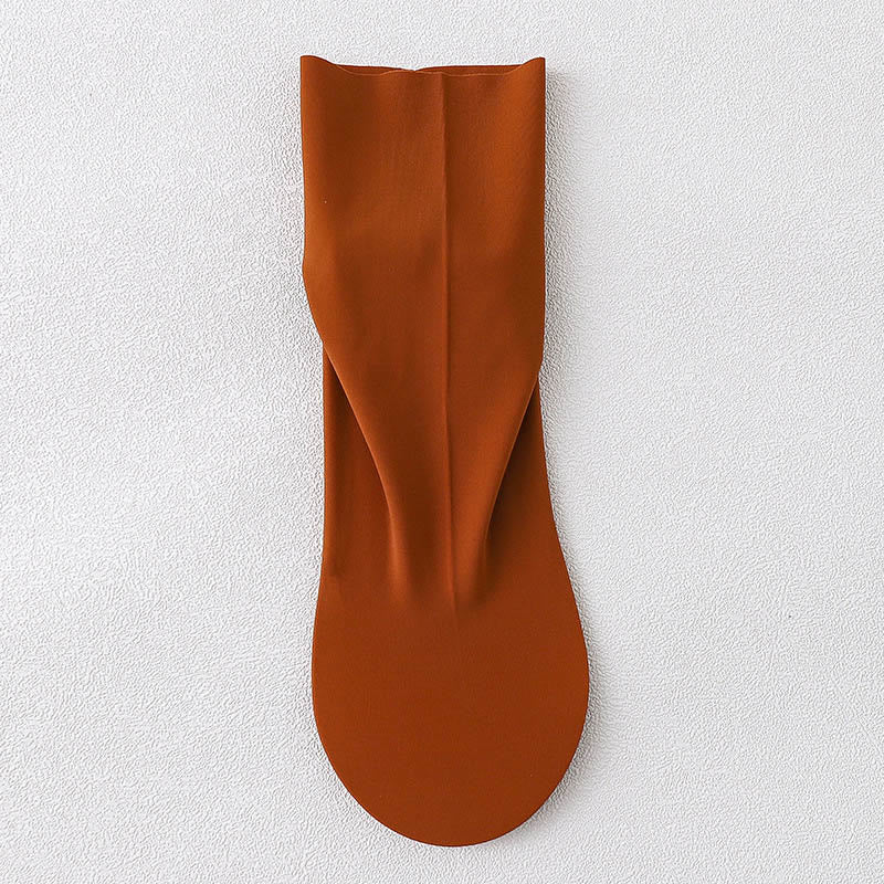 Ice Silk Quarter Socks(8 Pairs) - Wine - EU37-40(US4-7) - image 15