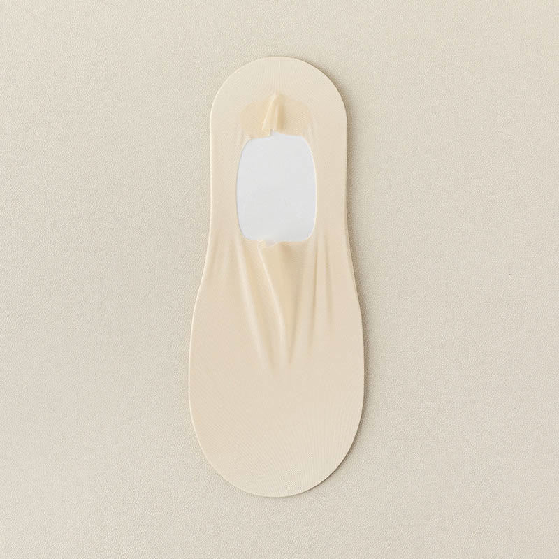 Ice Silk No Show Socks(7 Pairs) - Nude - EU39-46(US6-12) - image 12