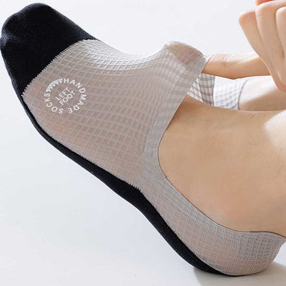 Waffle Ice Silk No Show Socks(6 Pairs) - image 1