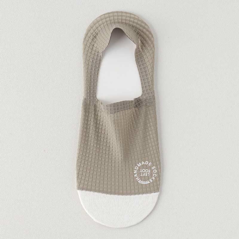 Waffle Ice Silk No Show Socks(6 Pairs) - Light Green - EU38-44(US5-10) - image 10