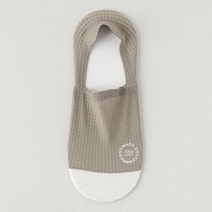 Waffle Ice Silk No Show Socks(6 Pairs) - Light Green - EU38-44(US5-10) - image 10
