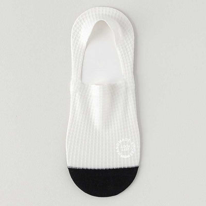 Waffle Ice Silk No Show Socks(6 Pairs) - White - EU38-44(US5-10) - image 8