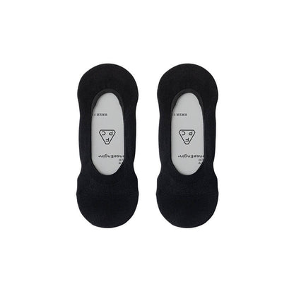 Summer Ice Silk No Show Socks(6 Pairs) - Black - EU37-40(US4-7) - image 11